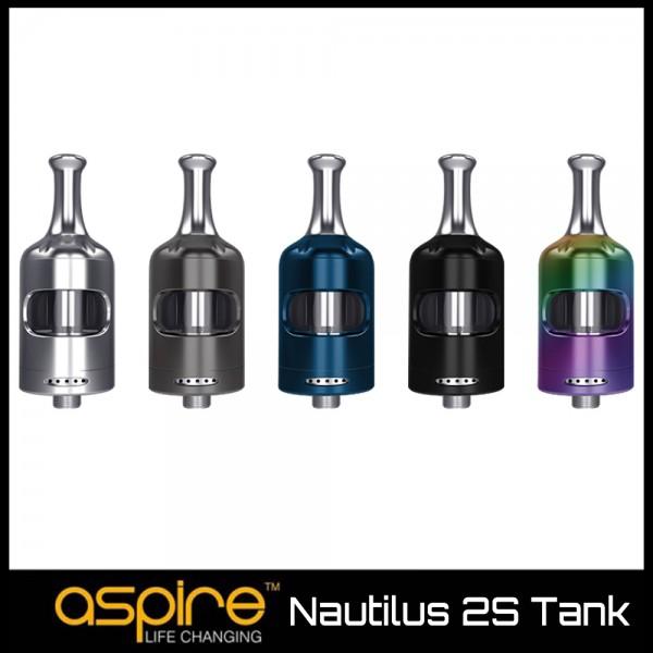 ΑΤΜΟΠΟΙΗΤΗΣ - ASPIRE NAUTILUS 2S TANK 23MM 2ML ( BLACK ) εικόνα 1