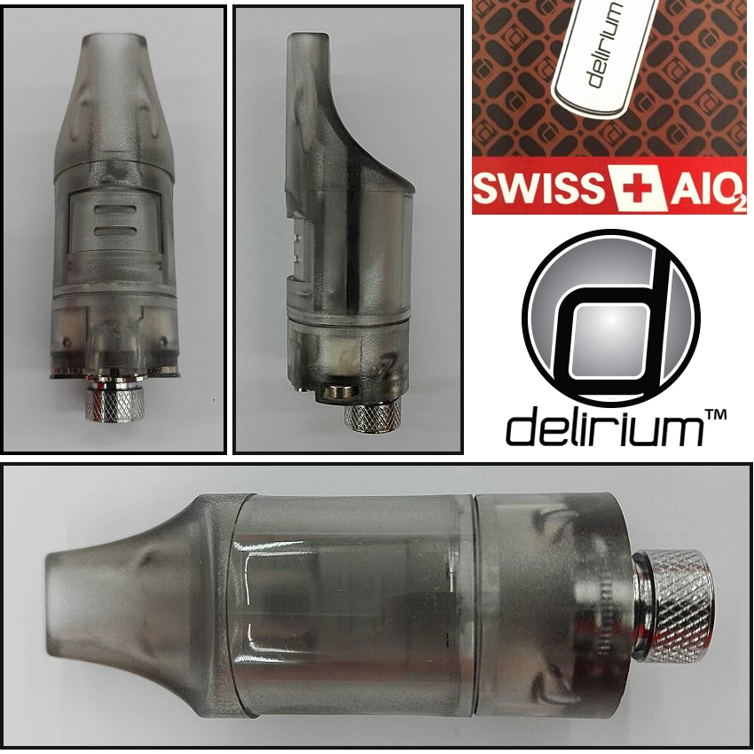 ΑΤΜΟΠΟΙΗΤΗΣ - DELIRIUM SWISS & AIO2 ( 1.4 ohm ) εικόνα 1