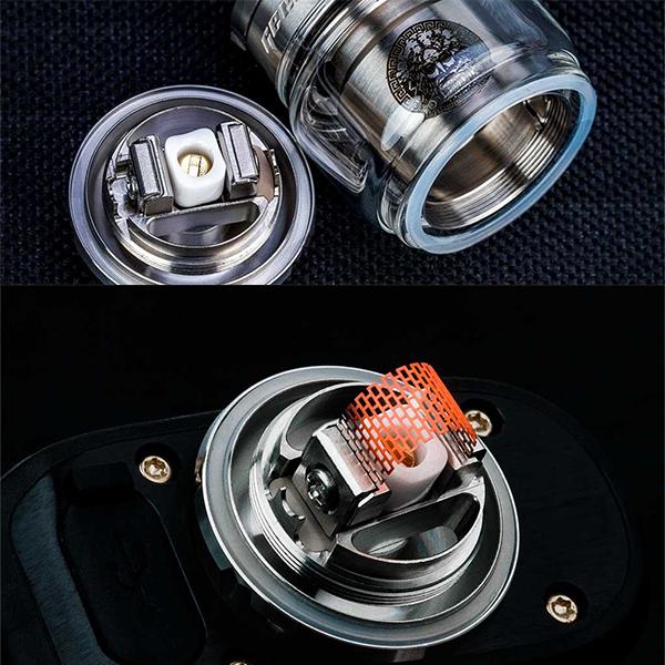 ΑΤΜΟΠΟΙΗΤΗΣ - GEEK VAPE ZEUS X MESH RTA 25MM 4.5ML ( SILVER ) εικόνα 3