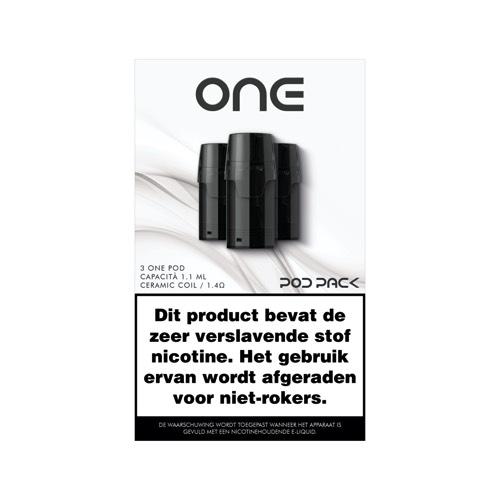 ΑΤΜΟΠΟΙΗΤΗΣ - 1x PUFF ONE MINI POD TANK 1.4 OHM 1.1ML ( BLACK ) εικόνα 1