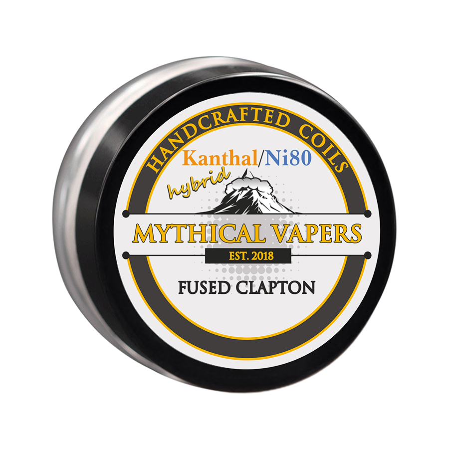 ΑΤΜΟΠΟΙΗΤΗΣ - 2x ΕΤΟΙΜΕΣ ΑΝΤΙΣΤΑΣΕΙΣ MYTHICAL VAPERS ( ΧΕΙΡΟΠΟΙΗΤΕΣ ) - FUSED CLAPTON KANTHAL A1/Ni80 εικόνα 1