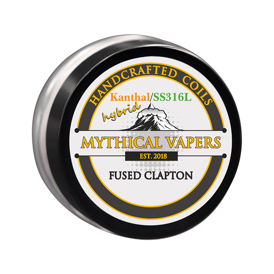 ΑΤΜΟΠΟΙΗΤΗΣ - 2x ΕΤΟΙΜΕΣ ΑΝΤΙΣΤΑΣΕΙΣ MYTHICAL VAPERS ( ΧΕΙΡΟΠΟΙΗΤΕΣ ) - FUSED CLAPTON KANTHAL A1/SS316 εικόνα 1