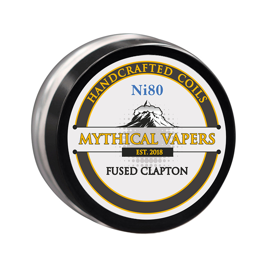 ΑΤΜΟΠΟΙΗΤΗΣ - 2x ΕΤΟΙΜΕΣ ΑΝΤΙΣΤΑΣΕΙΣ MYTHICAL VAPERS ( ΧΕΙΡΟΠΟΙΗΤΕΣ ) - FUSED CLAPTON Ni80 εικόνα 1