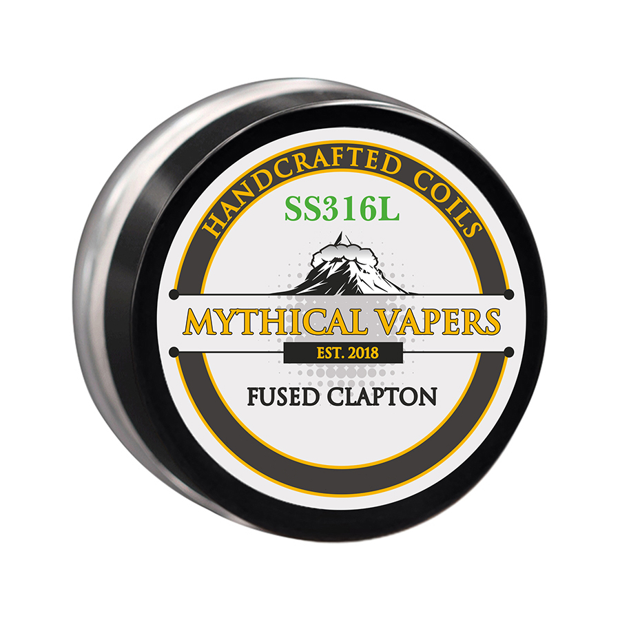 ΑΤΜΟΠΟΙΗΤΗΣ - 2x ΕΤΟΙΜΕΣ ΑΝΤΙΣΤΑΣΕΙΣ MYTHICAL VAPERS ( ΧΕΙΡΟΠΟΙΗΤΕΣ ) - FUSED CLAPTON SS316 εικόνα 1