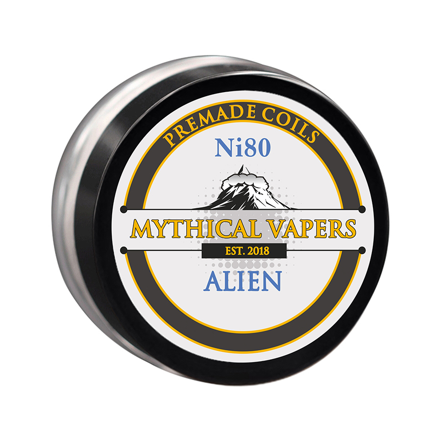 ΑΤΜΟΠΟΙΗΤΗΣ - 1x ΕΤΟΙΜΗ ΑΝΤΙΣΤΑΣΗ MYTHICAL VAPERS - ALIEN Ni80 εικόνα 1