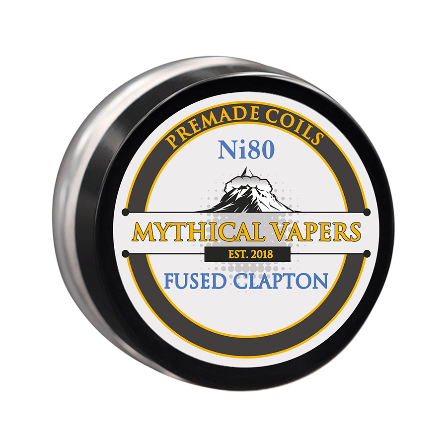 ΑΤΜΟΠΟΙΗΤΗΣ - 1x ΕΤΟΙΜΗ ΑΝΤΙΣΤΑΣΗ MYTHICAL VAPERS - FUSED CLAPTON Ni80 εικόνα 1