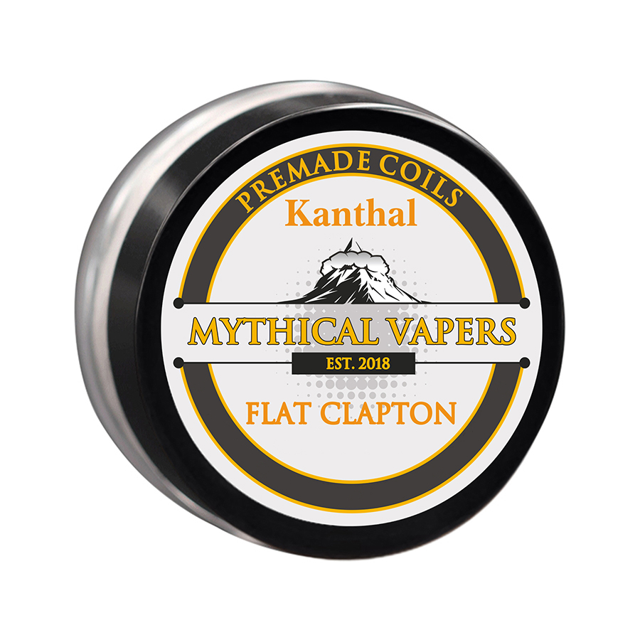 ΑΤΜΟΠΟΙΗΤΗΣ - 1x ΕΤΟΙΜΗ ΑΝΤΙΣΤΑΣΗ MYTHICAL VAPERS - KANTHAL A1 FLAT CLAPTON εικόνα 1