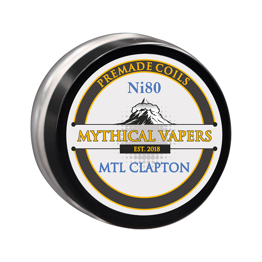 ΑΤΜΟΠΟΙΗΤΗΣ - 1x ΕΤΟΙΜΗ ΑΝΤΙΣΤΑΣΗ MYTHICAL VAPERS - MTL CLAPTON Ni80 εικόνα 1