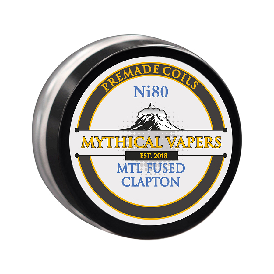 ΑΤΜΟΠΟΙΗΤΗΣ - 1x ΕΤΟΙΜΗ ΑΝΤΙΣΤΑΣΗ MYTHICAL VAPERS - MTL FUSED CLAPTON Ni80 εικόνα 1