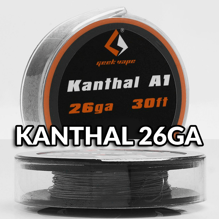 ΑΤΜΟΠΟΙΗΤΗΣ - ΣΥΡΜΑ GEEKVAPE KANTHAL A1 26GA TAPE WIRE ( 10m ) εικόνα 1