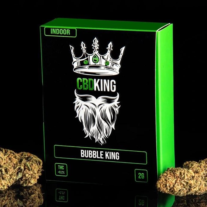 CBD - ΑΝΘΟΣ - CBDKING - BUBBLE KING 2γρ, 9% CBD / ΜΗ-ΨΥΧΟΤΡΟΠΙΚΗ ΦΑΡΜΑΚΕΥΤΙΚΗ ΚΑΝΝΑΒΗ ( ΠΡΟΦΙΛ ΓΕΥΣΗΣ: ΕΣΠΕΡΙΔΟΕΙΔΗ ) εικόνα 1