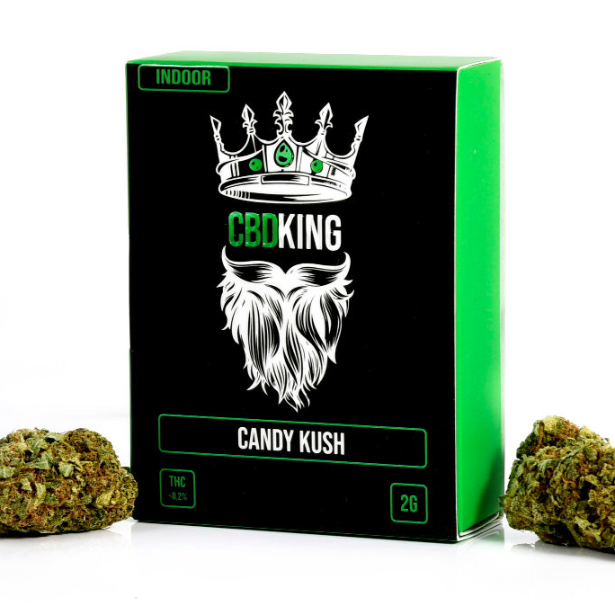 CBD - ΑΝΘΟΣ - CBDKING - CANDY KUSH 2γρ, 9% CBD / ΜΗ-ΨΥΧΟΤΡΟΠΙΚΗ ΦΑΡΜΑΚΕΥΤΙΚΗ ΚΑΝΝΑΒΗ ( ΠΡΟΦΙΛ ΓΕΥΣΗΣ: ΦΡΟΥΤΕΝΙΑ/ΕΣΠΕΡΙΔΟΕΙΔΗ ) εικόνα 1