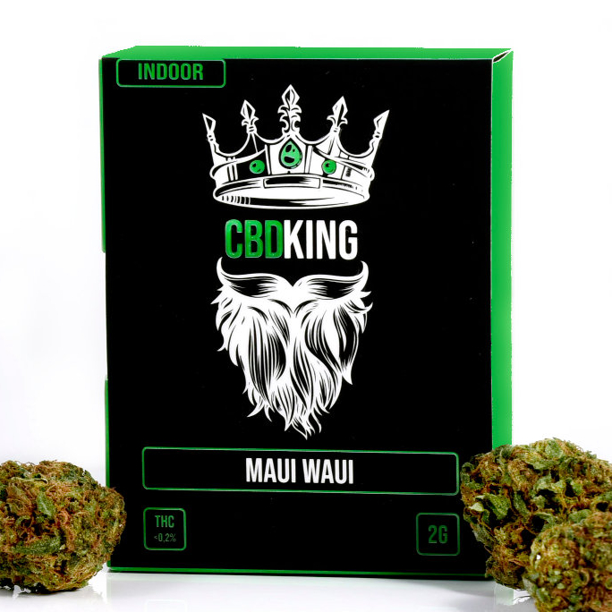 CBD - ΑΝΘΟΣ - CBDKING - MAUI WAUI 2γρ, 9% CBD / ΜΗ-ΨΥΧΟΤΡΟΠΙΚΗ ΦΑΡΜΑΚΕΥΤΙΚΗ ΚΑΝΝΑΒΗ ( ΠΡΟΦΙΛ ΓΕΥΣΗΣ: ΦΡΟΥΤΕΝΙΑ ) εικόνα 1