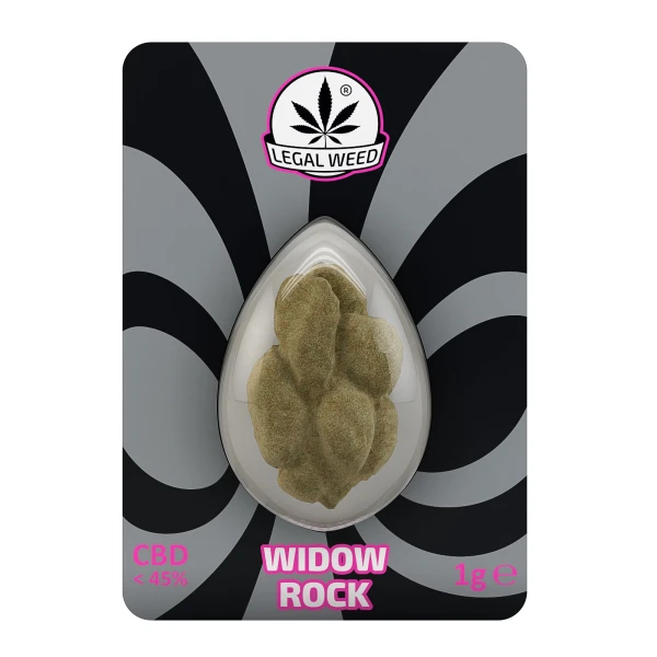 CBD - ΑΝΘΟΣ - LEGAL WEED - WIDOW ROCK ( WHITE WIDOW HAZE ΕΝΙΣΧΥΜΕΝΟ ΜΕ ΤΕΡΠΕΝΙΑ )( ΒΟΤΑΝΑ/ΣΑΝΔΑΛΟΞΥΛΟ/ΜΠΑΧΑΡΙ ) - 1γρ, 45% CBD εικόνα 1