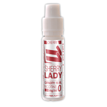 15ml SHERRY LADY / BLACK CHERRY 12mg eLiquid (With Nicotine, Medium) - eLiquid by Pink Fury