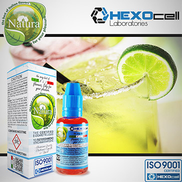 30ml LEMON 9mg eLiquid (With Nicotine, Medium) - Natura eLiquid by HEXOcell