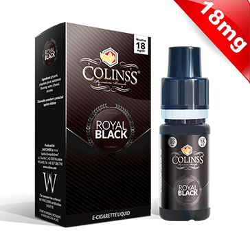 10ml ROYAL BLACK 18mg eLiquid (555 Tobacco) - eLiquid by Colins's