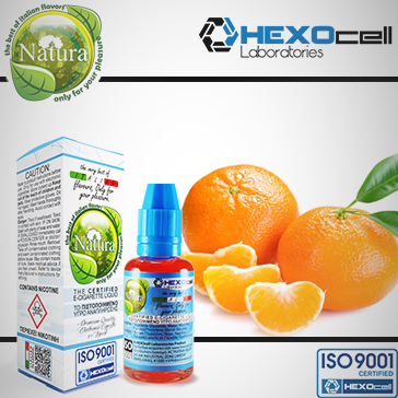 30ml MANDARIN 0mg Υγρό Αναπλήρωσης ( Χωρίς Νικοτίνη ) - Natura Υγρά Αναπλήρωσης από την HEXOcell