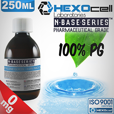 D.I.Y. - 250ml HEXOcell eLiquid Base (100% PG, 0mg/ml Nicotine)