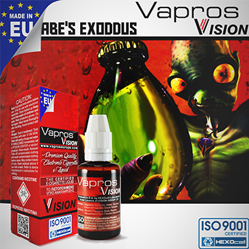 30ml ABE'S EXODDUS 9mg eLiquid (With Nicotine, Medium) - eLiquid by Vapros/Vision