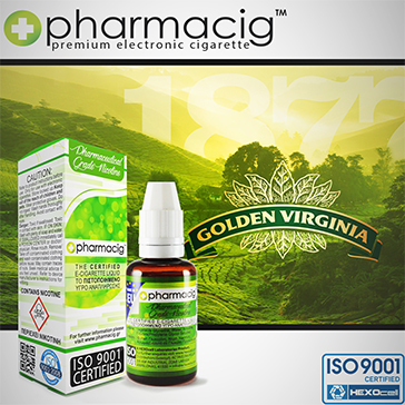 30ml GOLDEN TOBACCO 0mg eLiquid (Without Nicotine) - eLiquid by Pharmacig