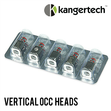 ΑΤΜΟΠΟΙΗΤΉΣ - 5x KANGER Vertical OCC Atomizer Heads V2 (0.5Ω)