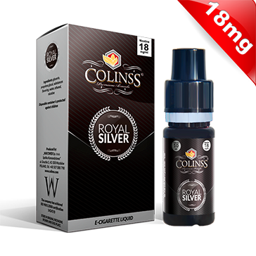 10ml ROYAL SILVER 18mg eLiquid (Virginia & Burley) - eLiquid by Colins's