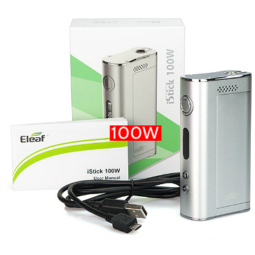 KIT - Eleaf iStick Sub Ohm 100W - Dual 18650 VV/VW ( Silver )