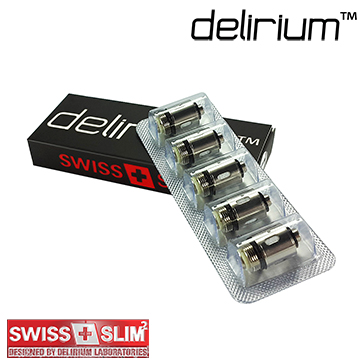 ΑΤΜΟΠΟΙΗΤΉΣ - 5x delirium Swiss & Slim 2 Changeable Heads (1.6 ohms)