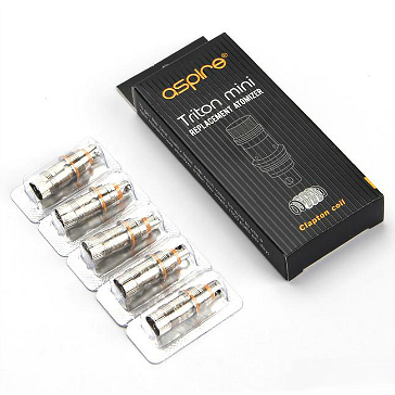 ΑΤΜΟΠΟΙΗΤΉΣ - 5x Clapton Coils for ASPIRE Triton Mini, Nautilus & Nautilus Mini ( 1.8 ohms )