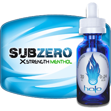 30ml SUBZERO 18mg eLiquid (With Nicotine, Strong) - eLiquid by Halo