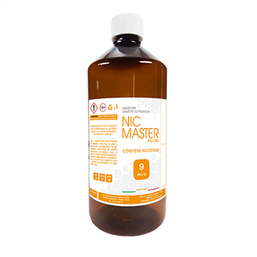 D.I.Y. - 1000ml NIC MASTER eLiquid Base (50% PG, 40% VG, 10% Water, 9mg/ml Nicotine)