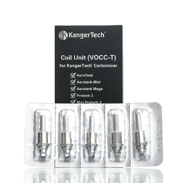 ΑΤΜΟΠΟΙΗΤΉΣ - 5x KANGER VOCC-T Atomizer Heads (1.8Ω)