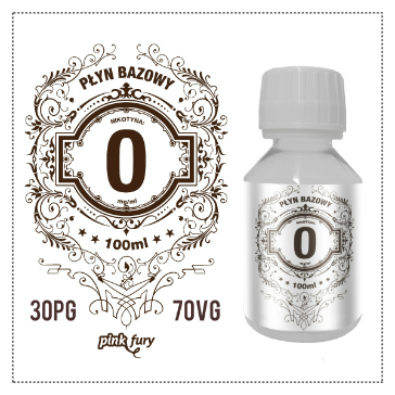 D.I.Y. - 100ml PINK FURY Neutral Base (30% PG, 70% VG, 0mg/ml Nicotine)