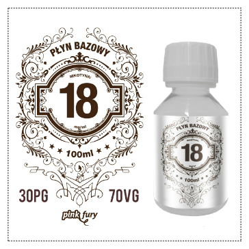 D.I.Y. - 100ml PINK FURY Neutral Base (30% PG, 70% VG, 18mg/ml Nicotine)