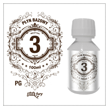 D.I.Y. - 100ml PINK FURY Neutral Base (100% PG, 3mg/ml Nicotine)