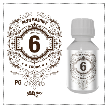 D.I.Y. - 100ml PINK FURY Neutral Base (100% PG, 6mg/ml Nicotine)