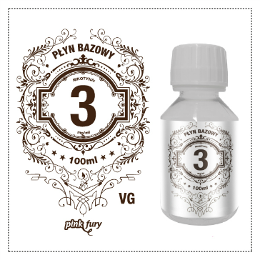 D.I.Y. - 100ml PINK FURY Neutral Base (100% VG, 3mg/ml Nicotine)