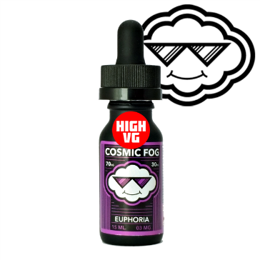 15ml EUPHORIA 0mg High VG eLiquid (Without Nicotine) - eLiquid by Cosmic Fog