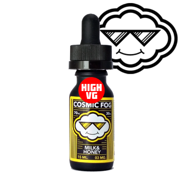 15ml MILK & HONEY 0mg High VG eLiquid (Without Nicotine) - eLiquid by Cosmic Fog