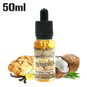 50ml SUPREME 6mg eLiquid (With Nicotine, Low) - eLiquid by Eliquid France