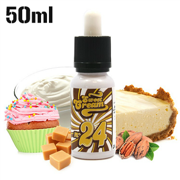 50ml SWEET CREAM #24 12mg eLiquid (With Nicotine, Medium) - eLiquid by Eliquid France