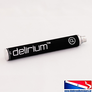 ΜΠΑΤΑΡΙΑ - delirium VoLTaGe 1300mAh Μεταβλητής τάσης (VV) Spinner/Twist Μπαταρία - Solid Workmanship, Κορυφαίας ποιότητας υλικά ( ΜΑΥΡΗ )