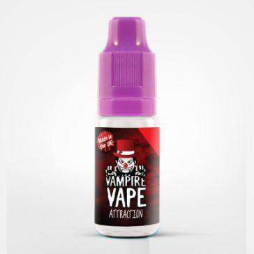 10ml ATTRACTION 0mg eLiquid (Without Nicotine) - eLiquid by Vampire Vape UK