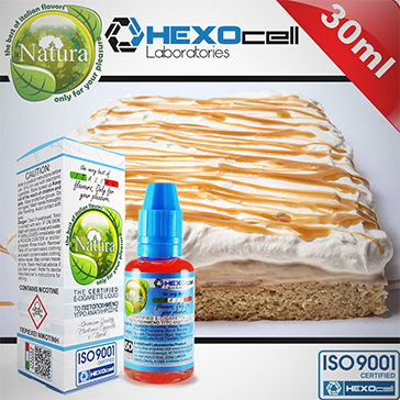 30ml VANILLINO CARAMELINO 9mg eLiquid (With Nicotine, Medium) - Natura eLiquid by HEXOcell