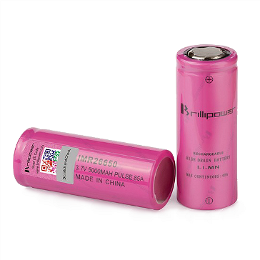 ΜΠΑΤΑΡΙΑ - Brillipower IMR 26650 5000mAh 85A Battery ( Flat Top )