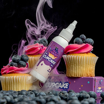 60ml BLUEBERRY CUPCAKE MAN 2mg High VG eLiquid (With Nicotine, Ultra Low) - eLiquid by Vaper Treats