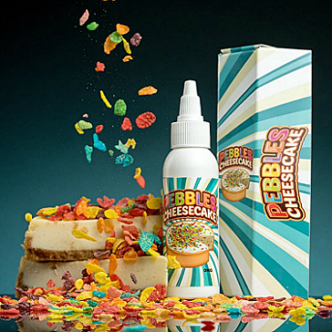 60ml PEBBLES CHEESECAKE 6mg High VG eLiquid (With Nicotine, Low) - eLiquid by Vaper Treats