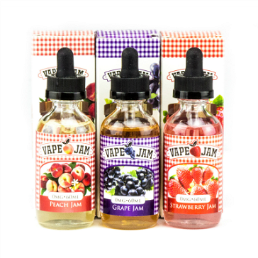 60ml VAPE JAM / PEACH 3mg eLiquid (With Nicotine, Very Low) - eLiquid by E-Liquid Therapeutics