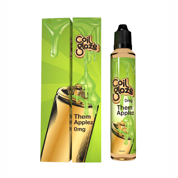 60ml THEM APPLEZ 3mg High VG eLiquid (With Nicotine, Very Low) - eLiquid by Coil Glaze